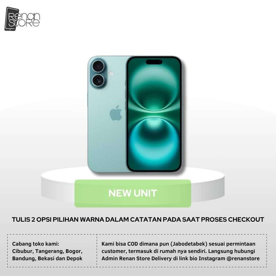 iPhone 16 128GB Baru